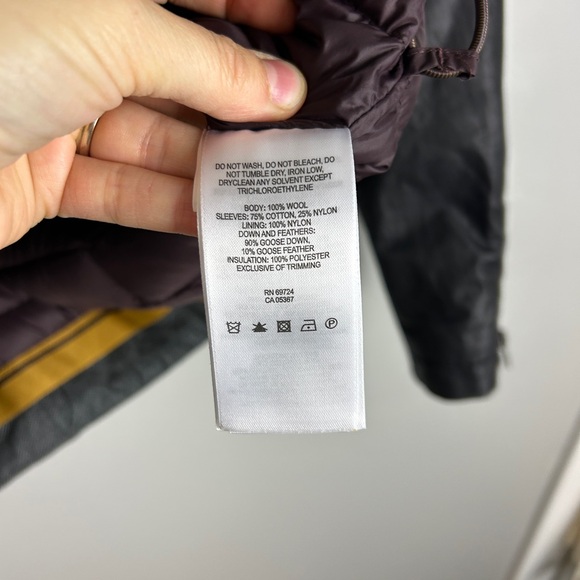 SOREL Joan of Arctic Down Filled Winter Coat‎ Size Small Grey Black Wool Snow - Picture 3 of 5